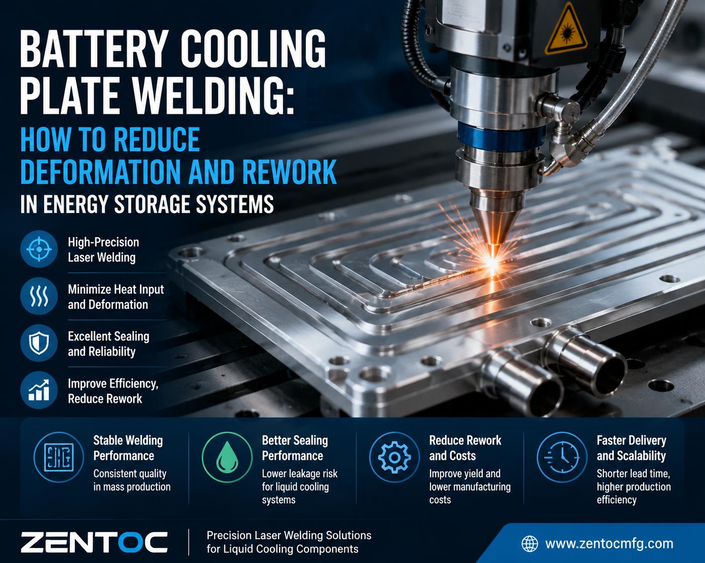 Battery Cooling Plate Welding: How to Reduce Deformation and Rework in Energy Storage Systems