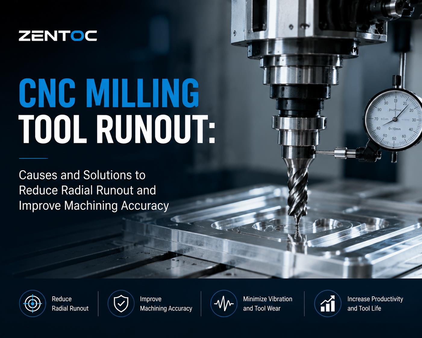 CNC Milling Tool Runout: Causes and Solutions to Reduce Radial Runout