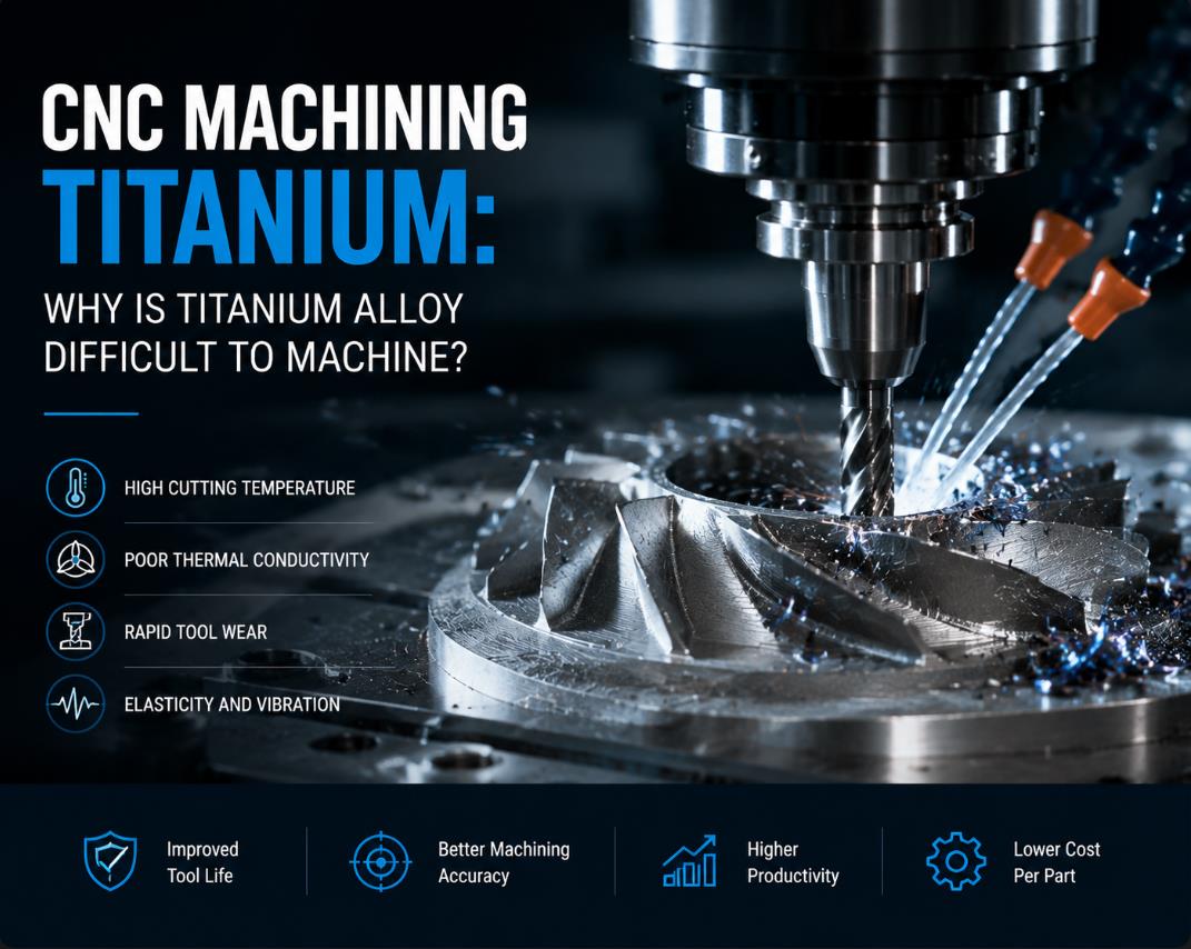 CNC Machining Titanium: Why Is Titanium Alloy Considered a Difficult-to-Machine Material?