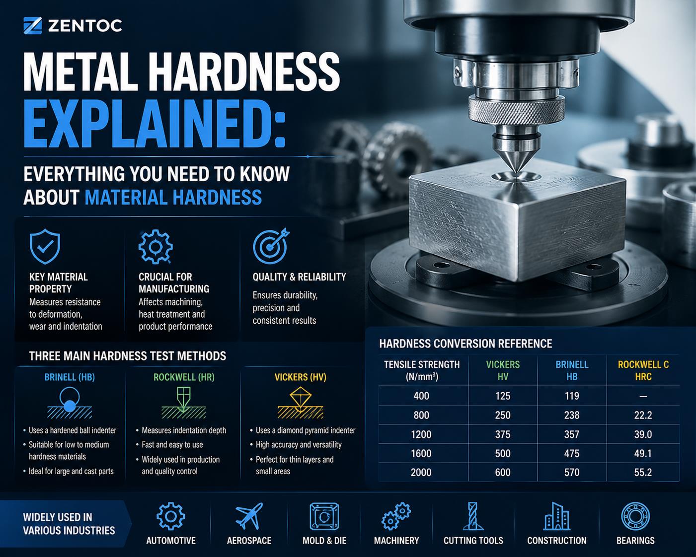 Metal Hardness Explained: Everything You Need to Know About Material Hardness