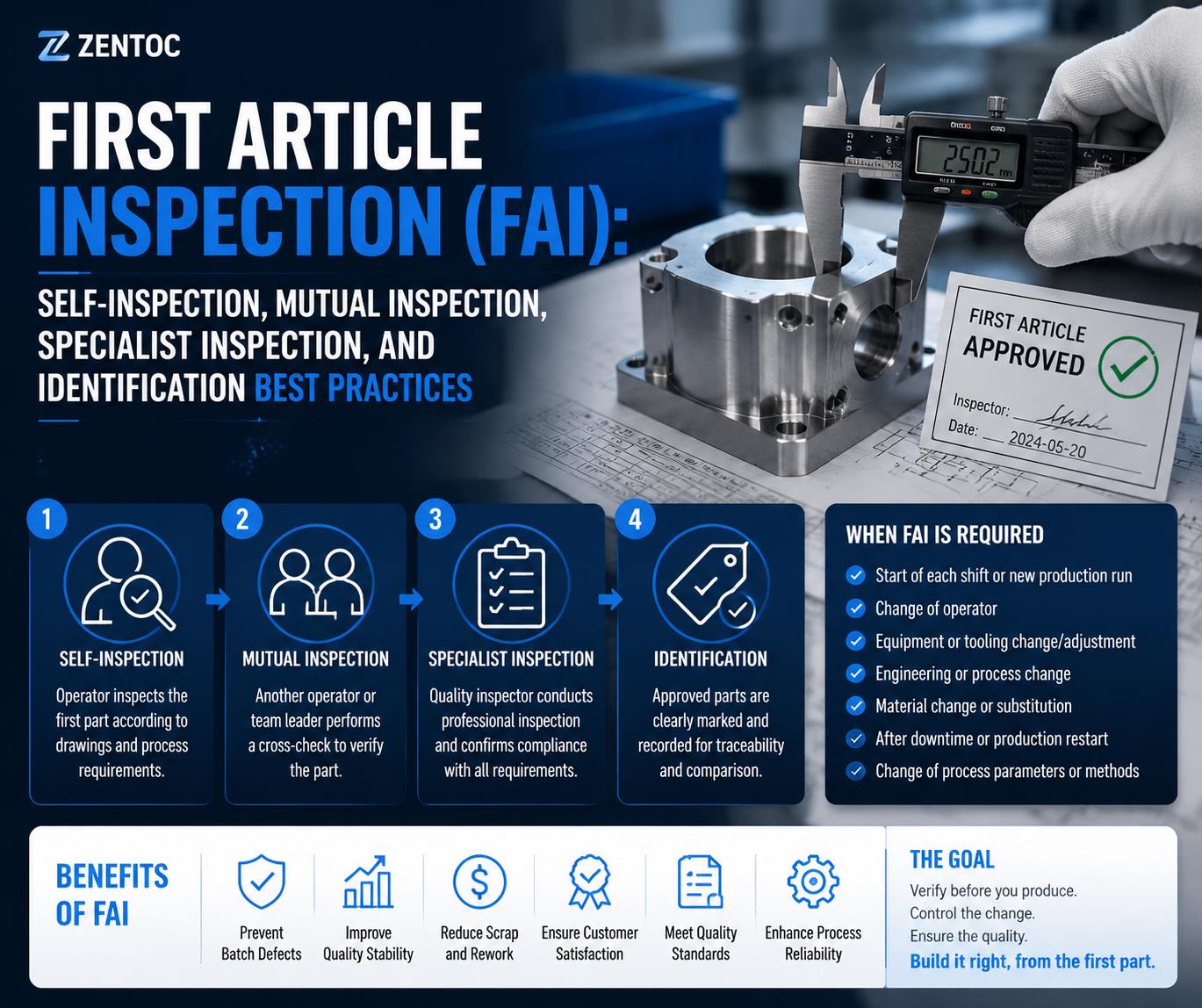 First Article Inspection: Best Practices for Quality Control