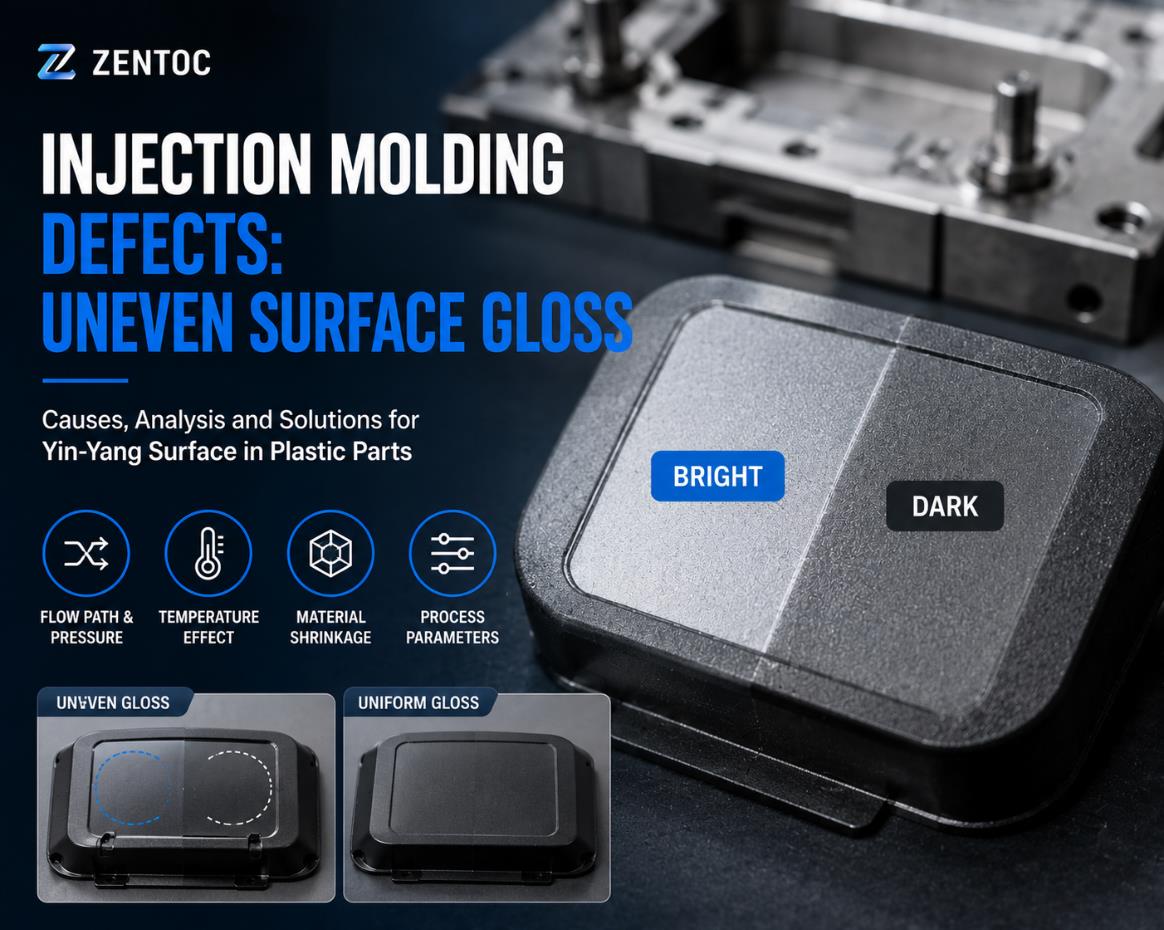 Injection Molding Defects: What Causes Uneven Surface Gloss?