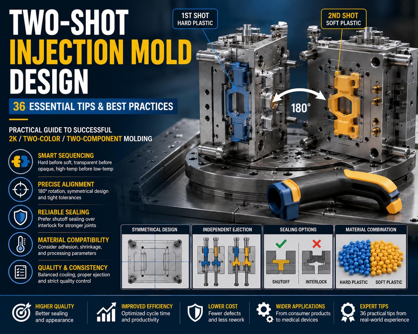 Two-Shot Injection Mold Design: 36 Essential Tips and Best Practices