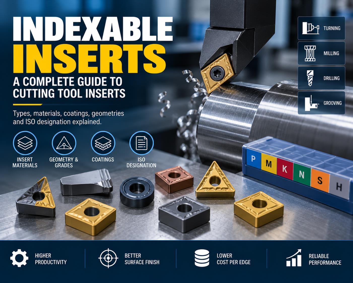 Indexable Inserts: A Complete Guide to Cutting Tool Inserts