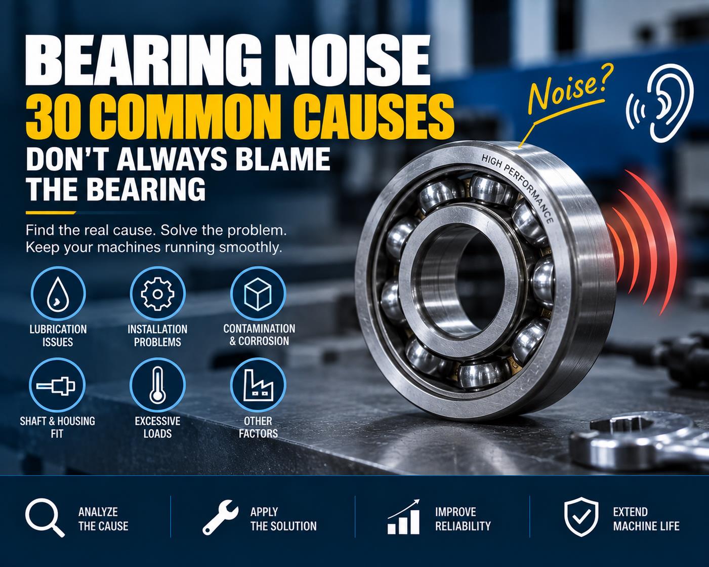 Bearing Noise: 30 Common Causes—Don't Always Blame the Bearing