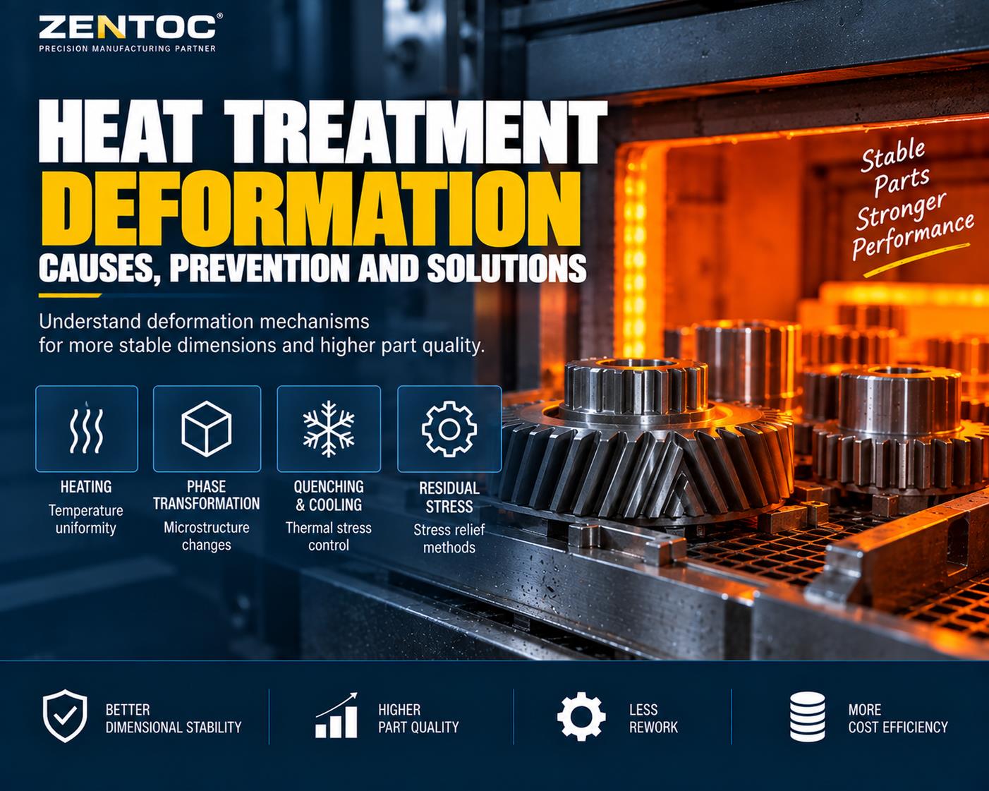 Heat Treatment Deformation Causes, Prevention and Solutions