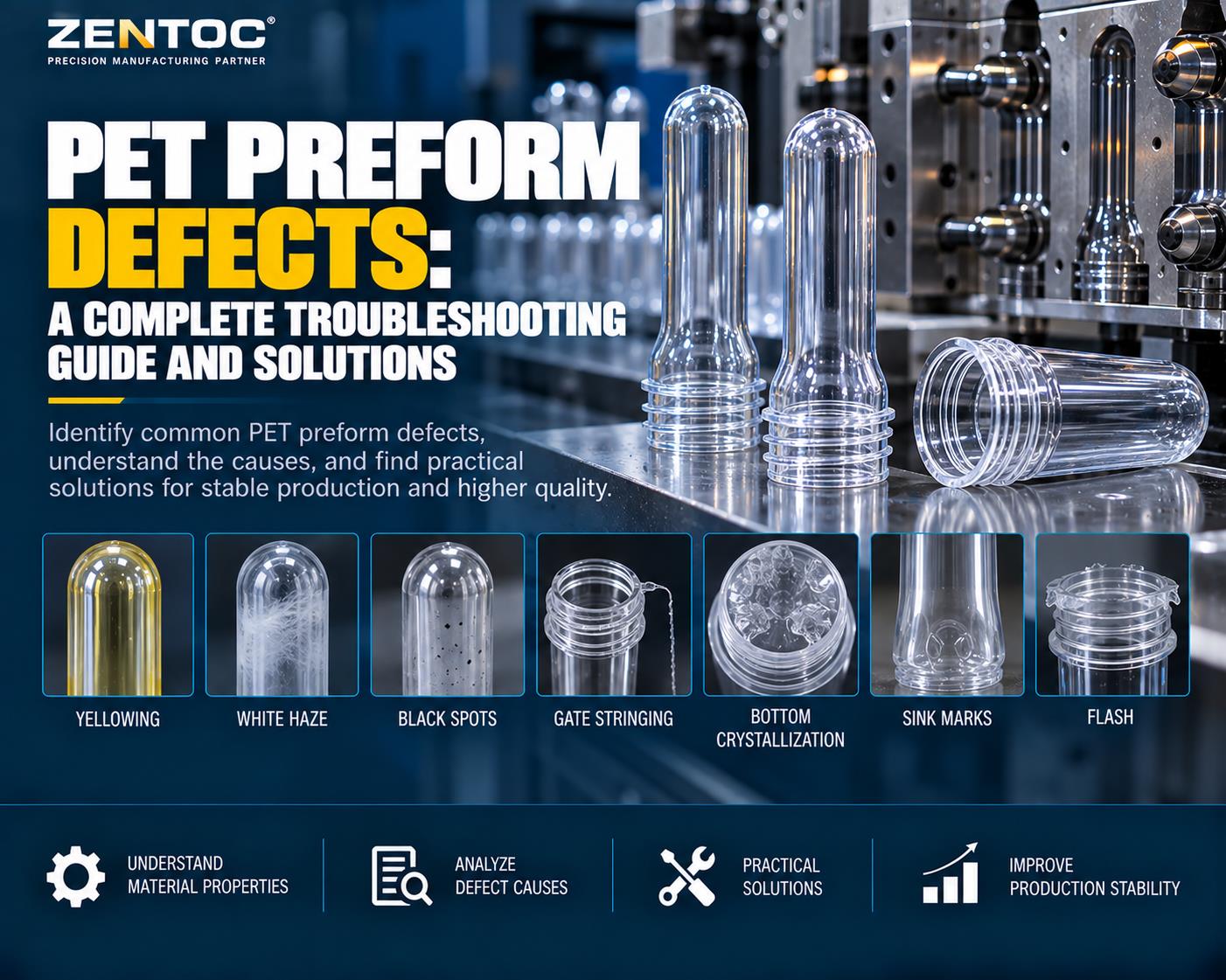 PET Preform Defects A Complete Troubleshooting Guide and Solutions