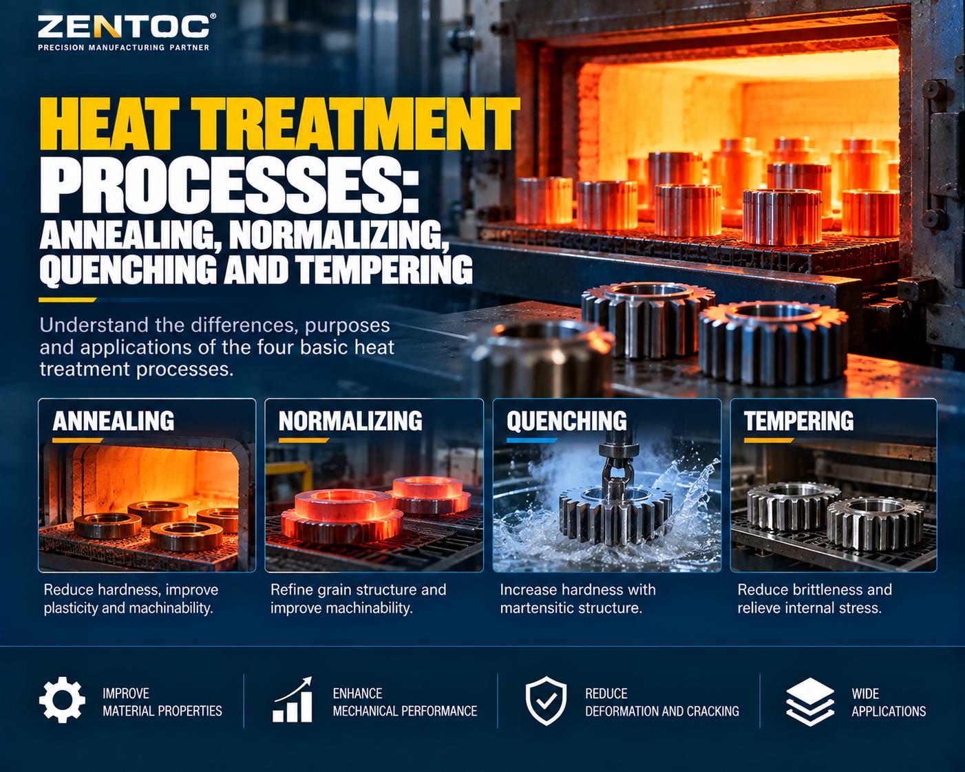 Heat Treatment Processes Annealing, Normalizing, Quenching and Tempering