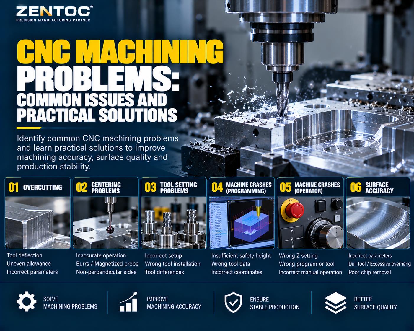 CNC Machining Problems Common Issues and Practical Solutions