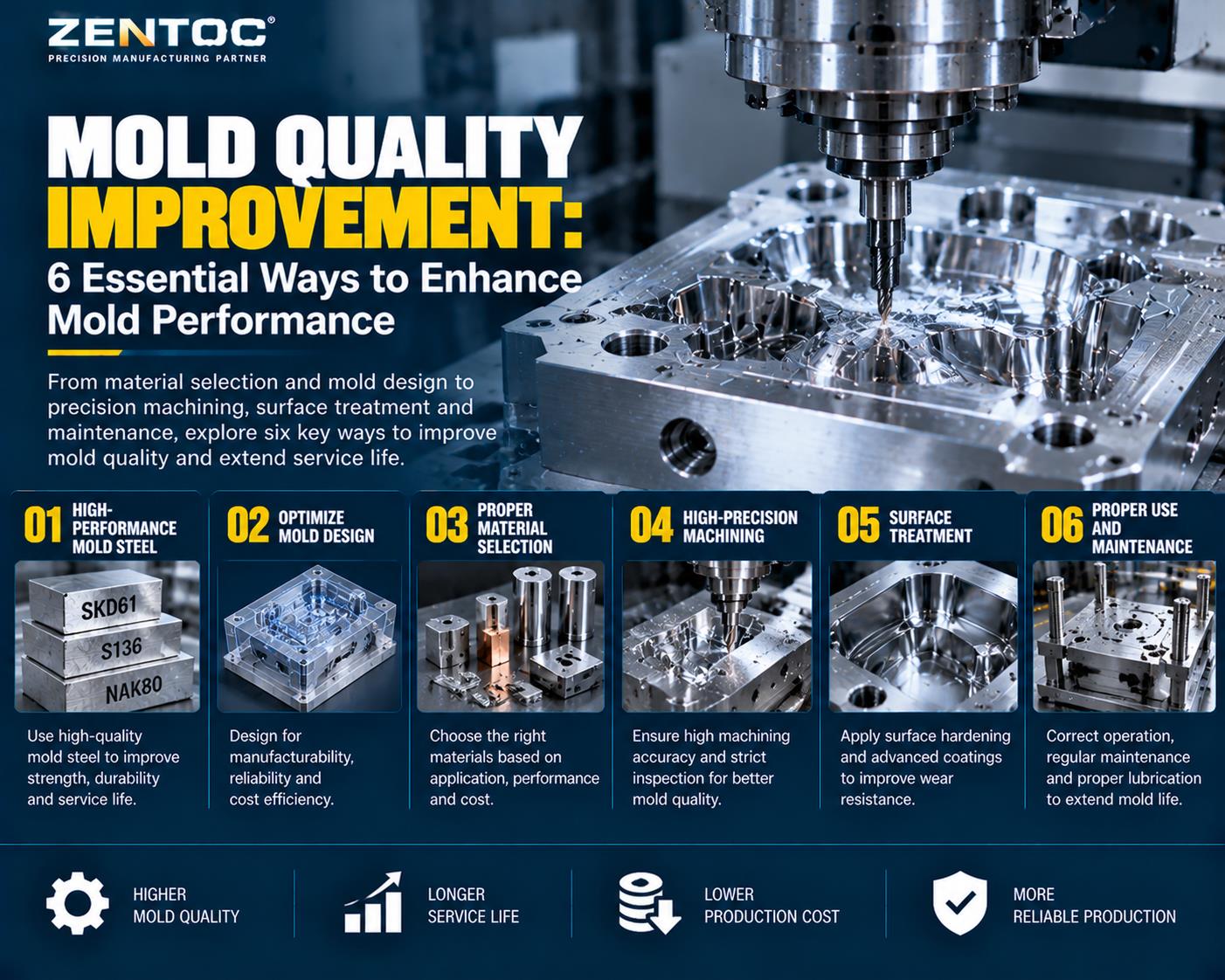 Mold Quality Improvement: 6 Essential Ways to Improve Mold Performance and Reliability